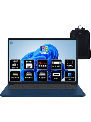 Lenovo Ideapad Slim 3 Intel Core I5-13420H 16GB 1tb SSD 16" Wuxga IPS Windows 11 Pro Taşınabilir Bilgisayar 83K2001RTR