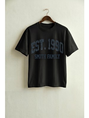 Maison De Mode Beyaz 1990 Kolej Tasarım Oversize T-Shirt