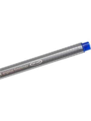 Aesco 3343 Triplus Fineliner Keçeli Kalem, 0.3 mm Uç, Su Bazlı Mürekkep, Mavi