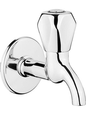Aesco A41585 Kısa Klasik Açma Kapama Musluk, Krom