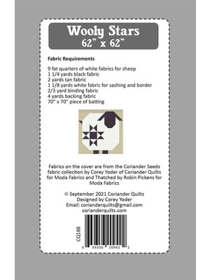 Aesco Coriander Quilts Yünlü Yıldız Deseni, Yok