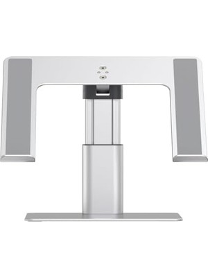 Aesco MacBook Metal Ayarlanabilir Dizüstü Bilgisayar Standı, Maks. 10 kg Ağırlık ve 208 mm Yükseklik, Gümüş (LUJS000012)