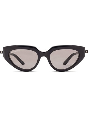 Balenciaga BB0159S 002 Kadın Güneş Gözlüğü Gri Kedi Gözü