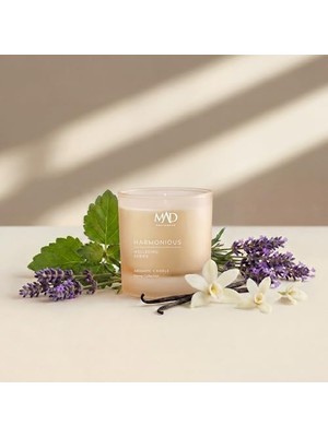 Aesco Mad Wellbeing Harmonious 200 gr Mum – Lavanta, Mür ve Amber ile Sakinlik ve Içsel Denge