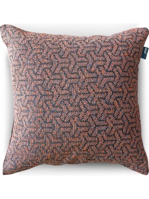 Aesco Reddish Delta Jakar Dokuma Dekoratif Kırlent/yastık Kılıfı 45X45 CM,%100 Polyester, Contemporary Stil