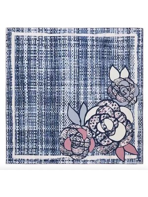 ✨ %100 Saf Ipek Twill Eşarp - Özel Tasarım Tok Duruşlu ✨90X90