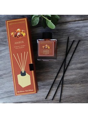 Aesco Amber Esintisi 100 ml Çubuklu Oda Kokusu Evinize Lüks ve Rahatlatıcı Bir Atmosfer Katın