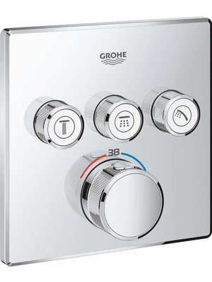 Grohe Grohtherm Smartcontrol Üç Noktadan Akış Kontrollü Kumanda - 29126000