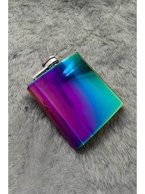 Aesco Çelik Multicolor 6 Oz 180 ml Içki Matarası PY49ML