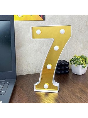Aesco Patladı Gitti Dekoratif LED Işıklı 3D Harfler Büyük Boy Organizasyon Doğum Günü Kutlama (7)