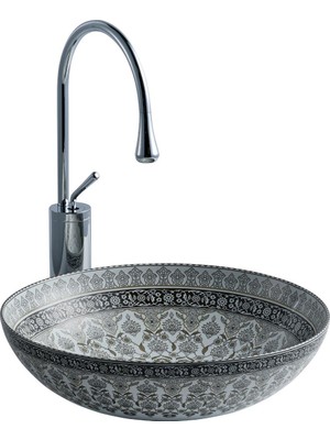 Lena E-7031 Tezgah Üstü Porselen Lavabo