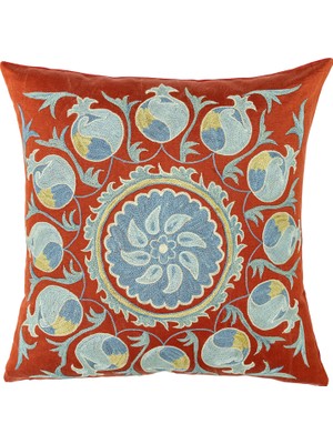 Soho Antiq Perni El Yapımı Ipek Kırlent 50X50 cm