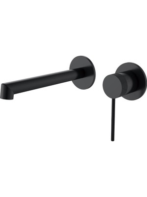 Fontana FJ-A2005 Mat Siyah Ankastre Lavabo Bataryası