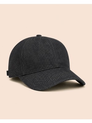 Aydın Şapkacınız Unisex Eskitme Kot Beyzbol Kep Şapka Ayarlanabilir