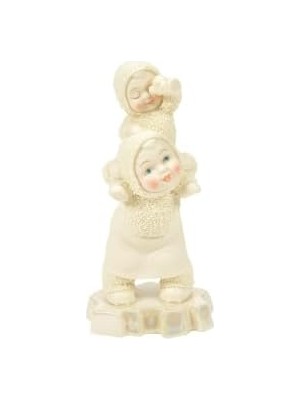 Aesco Department 56 Snowbabies Polar Shores Tell Me What You See Heykelcik, 13,59 Cm, Çok Renkli