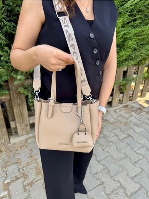 Just Polo Kadın Orta Boy Ayarlanabilir Askılı Şık El & Omuz Çantası Shoulder Bag