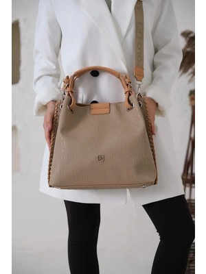 Just Polo Kadın Su Geçirmez Ayarlanabilir Askılı Büyük Boy Lüks Omuz Çantası Shoulder Bag Ebat: 27 x 30 cm