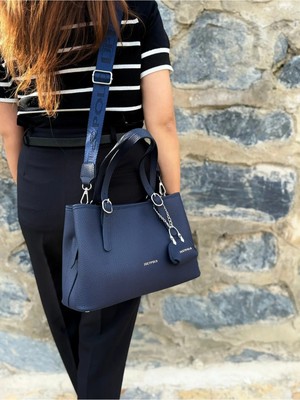 Just Polo Kadın Yeni Sezon Yumuşak Deri Ayarlanabilir Askılı Şık El ve Omuz Çantası Shoulder Bag