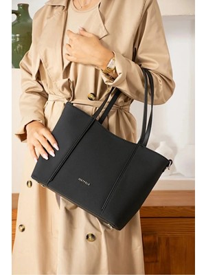 Just Polo Günlük Kombinlere Uygun Kadın Yeni Sezon Büyük Boy Lüks El ve Omuz Çantası Shoulder Bag