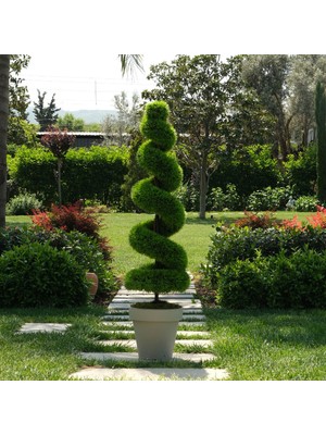 Dekorsende Yapay Spiral Selvi Ağaç 160 cm