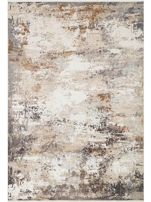Cool Halı Palvina Krem Bej Abstract Halı Akrilik Viskon Dekoratif Soyut Tasarım Lüks Salon Oturma Odası Halısı