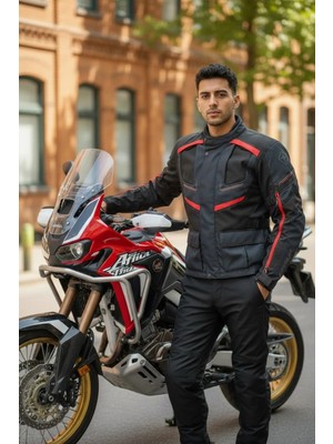 Smartjest M1..4 Mevsim Touring Ce Level 1 Korumalı Motosiklet Montu