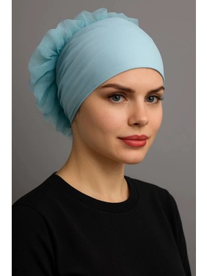 ALDAIYR Fırfır Bone Tesettür Bone