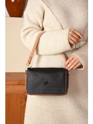 Just Polo Kadın Kabartma Baskılı El ve Omuz Çantası Shoulder Bag