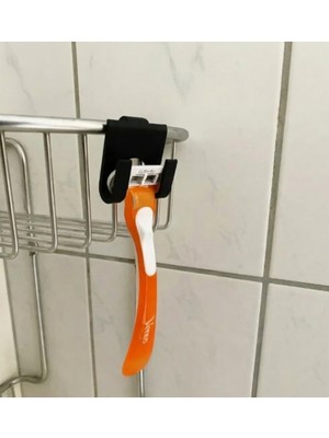 Sepetzone 3D Baskı Duş Tıraş Bıçağı Askısı - Kolay Montajlı Shower Razor Holder
