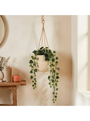 Dekorsende Yapay Hedera Sarkıt Alacalı 90 cm
