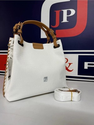 Just Polo Kadın Gofraj Desenli Mıknatıslı Çıtçıt Kapama El ve Omuz Çantası MH4031MH