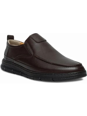 Tarzbu Erkek Deri Ortopedik Bağcıksız Loafer Ayakkabı Günlük Klasik Comfort Taban Casual Ayakkabı TARZ437
