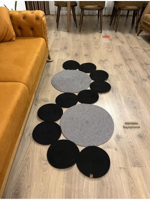 Namteks Jüt Hasır Bej Salon Mutfak Koridor Kilim Paspas Çeyizlik Hediyelik