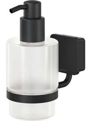 Geesa 917916 06 A Topaz Siyah Duvara Montajlı Sıvı Sabunluk 200 ml