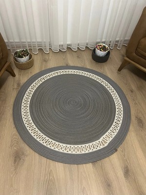 Namteks Jüt Hasır Kahverengi Siyah Salon Mutfak Koridor Kilim Paspas Çeyizlik Hediyelik