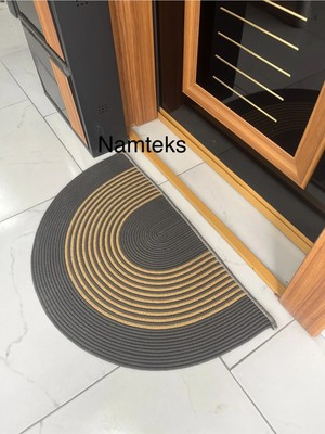 Namteks Jüt Hasır Bej Kahverengi Kapı Önü Banyo Mutfak Balkon Paspası Çeyizlik Hediyelik