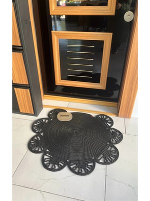 Namteks Jüt Hasır Kahverengi Kapı Önü Banyo Mutfak Balkon Paspası Çeyizlik Hediyelik