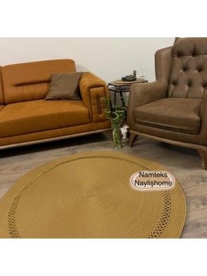 Namteks Jüt Hasır Gold Salon Mutfak Koridor Kilim Paspas Çeyizlik Hediyelik