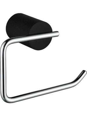 Fontana FN-70103 Krom & Siyah Tuvalet Kağıtlığı