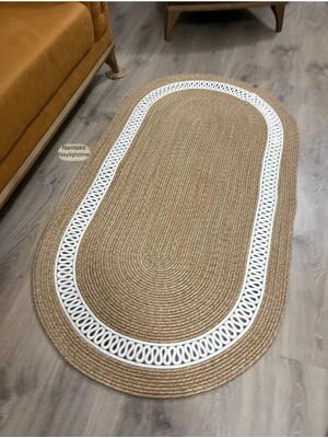 Namteks Jüt Hasır Gold Salon Mutfak Koridor Kilim Paspas Çeyizlik Hediyelik