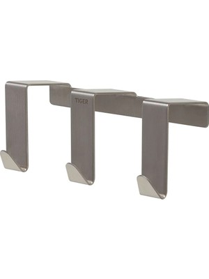 Tiger Tıger 101730942 Basic Paslanmaz Çelik 20 mm Üçlü Kapı Askısı