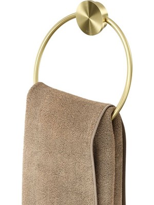 Geesa 917204 07 Opal Mat Altın Yuvarlak Havluluk