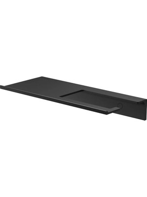 Geesa 918209 06 280 Leev Siyah Raflı Tuvalet Kağıtlığı 28 cm