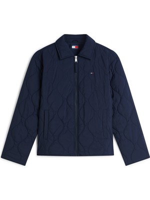 Tommy Hilfiger Tjw Coach Collar Quılted Jacket