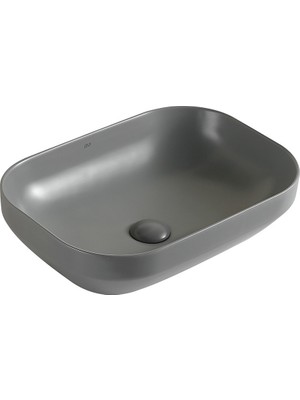 Lena EY-4740MG Mat Gri Tezgah Üstü Lavabo