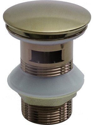 Fontana DR-02M Mat Gold Sifon Üst Takımı (Tahliye Delikli)