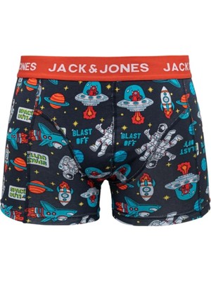 Jack & Jones 5'li Boxer Paketi - Tyler Erkekler İçin Renkli Desenli 2XL Beden