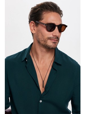 Tudors Slim Fit Dar Kesim Uzun Kol Dökümlü Viskon Şık Erkek Gömlek - Tudors10