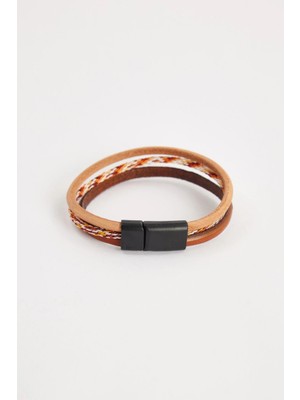 Tudors Erkek Hakiki Deri Bileklik