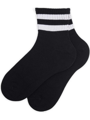 Tudors Unisex Çizgili Kolej Tenis Çorabı